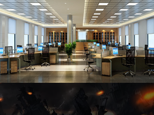 一进门才发现,这样的办公室装修太适合我了。